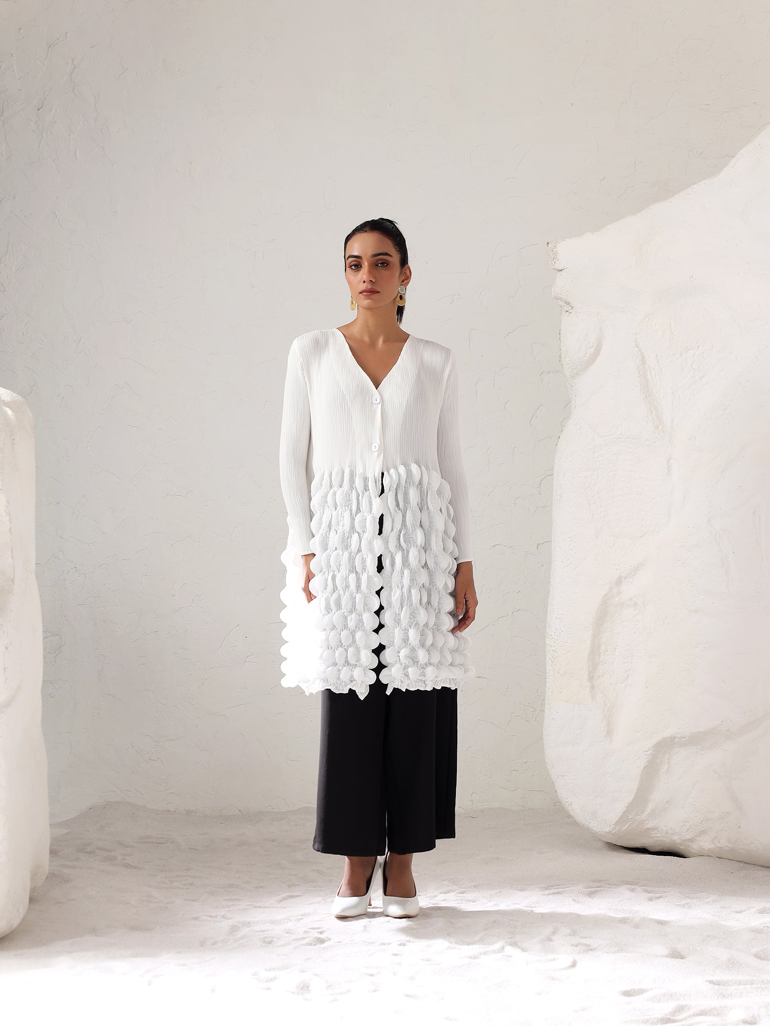 Zoriah Pleated Top