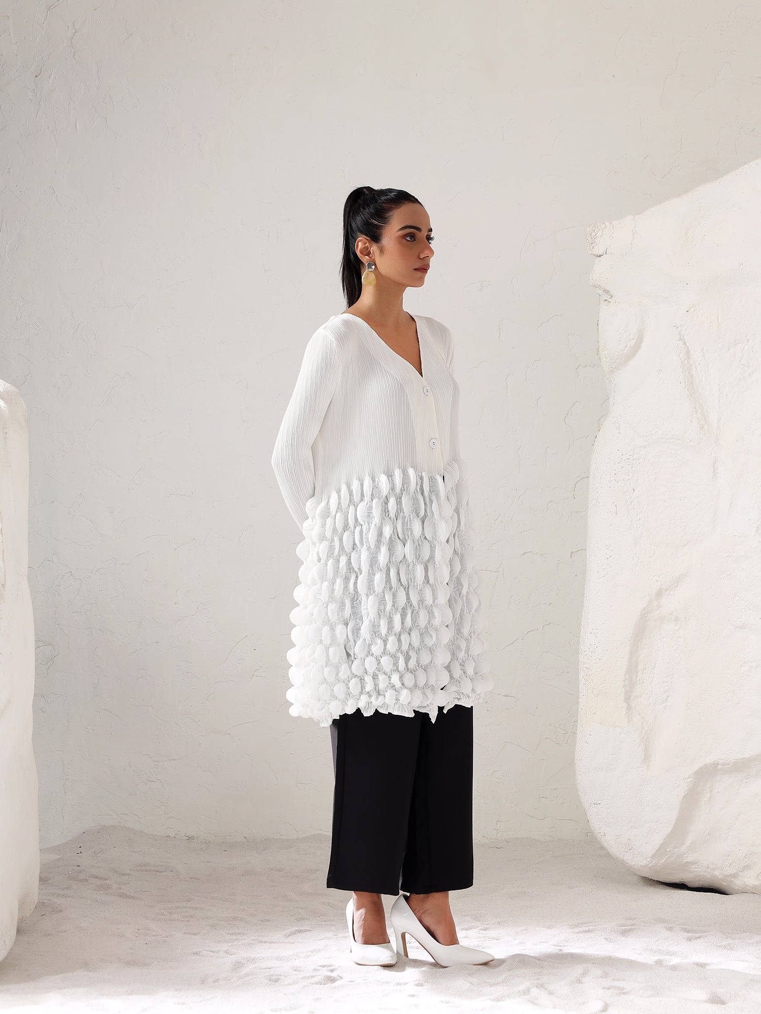 Zoriah Pleated Top