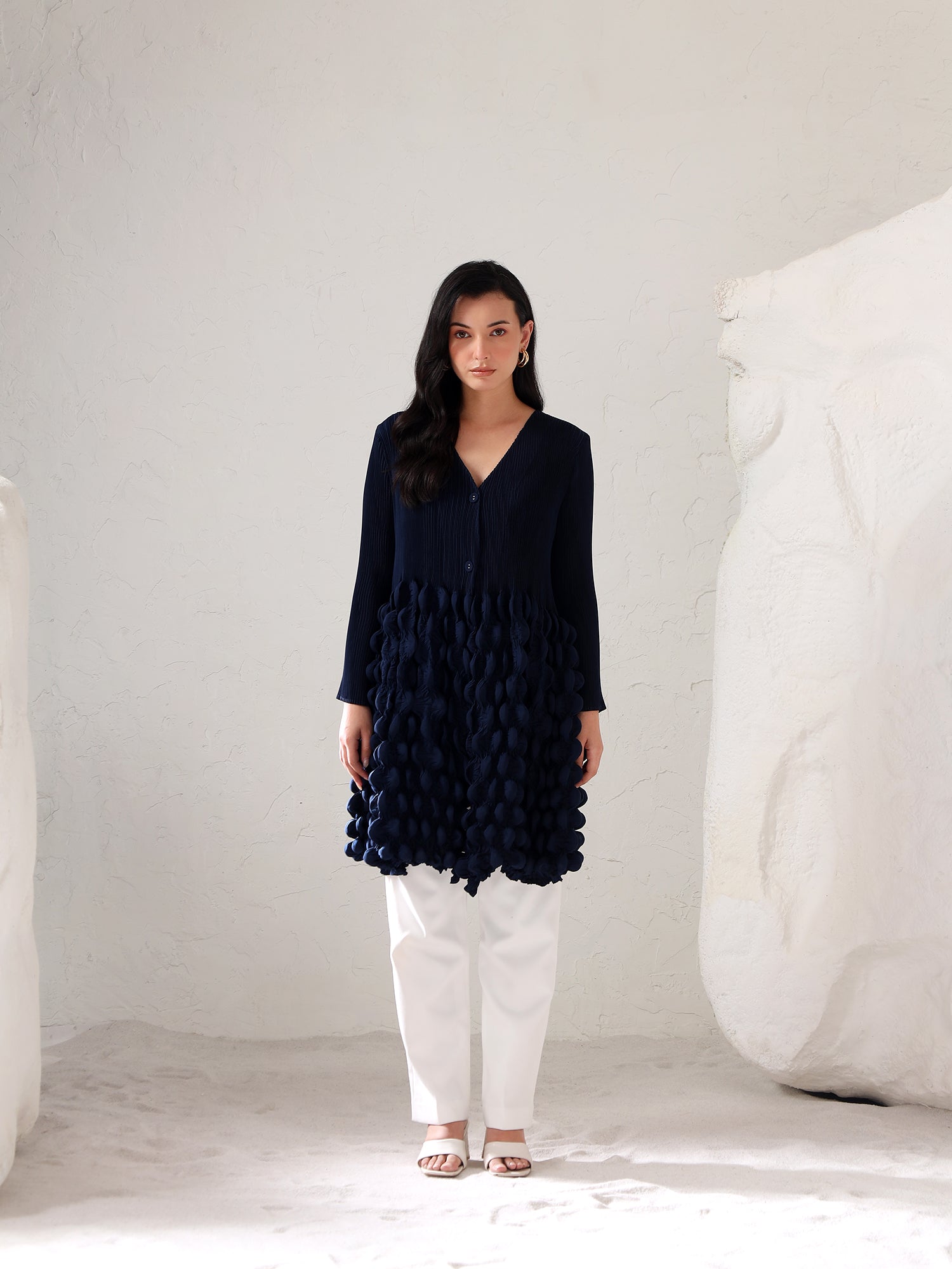 Zoriah Pleated Top