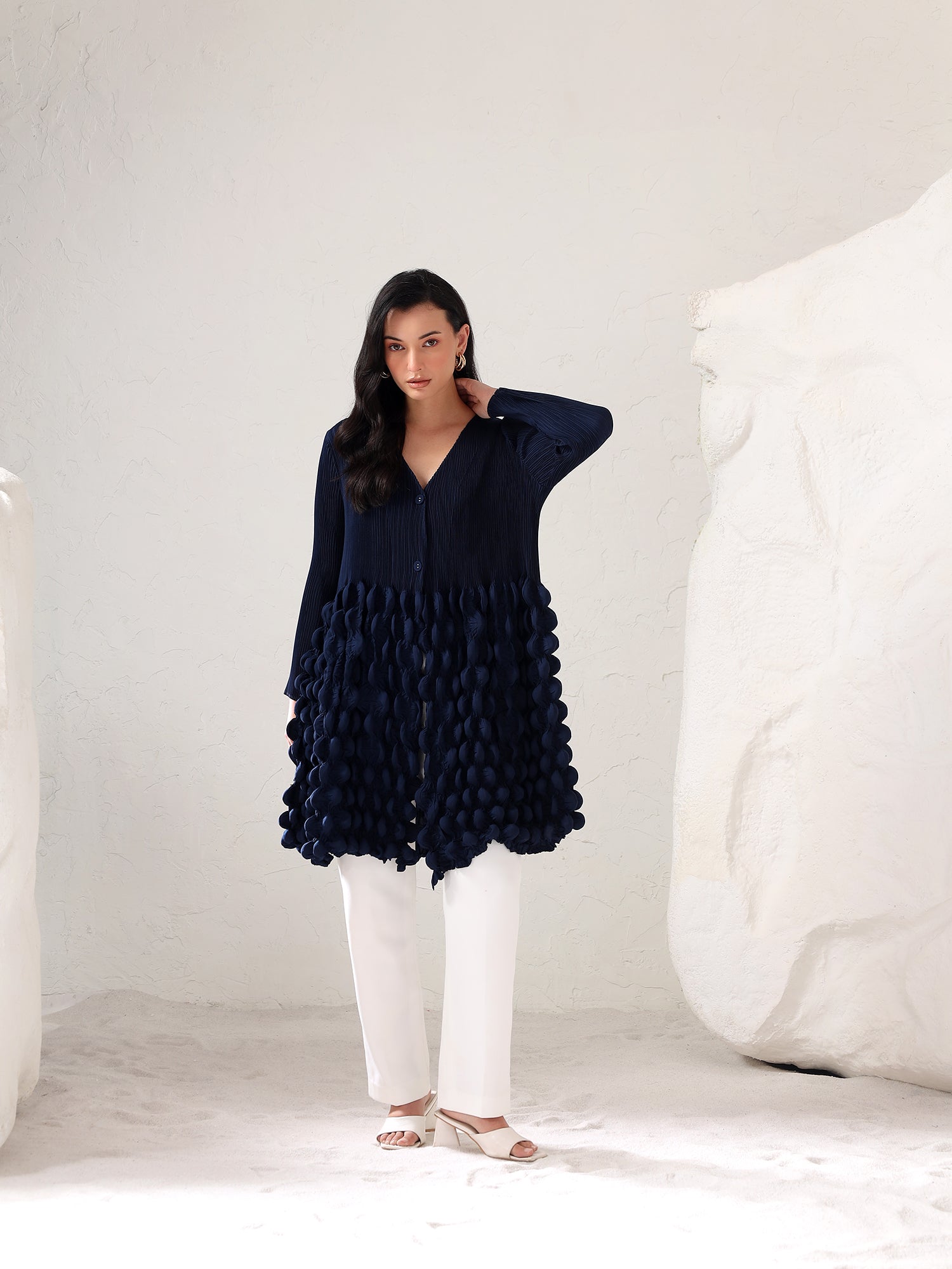 Zoriah Pleated Top