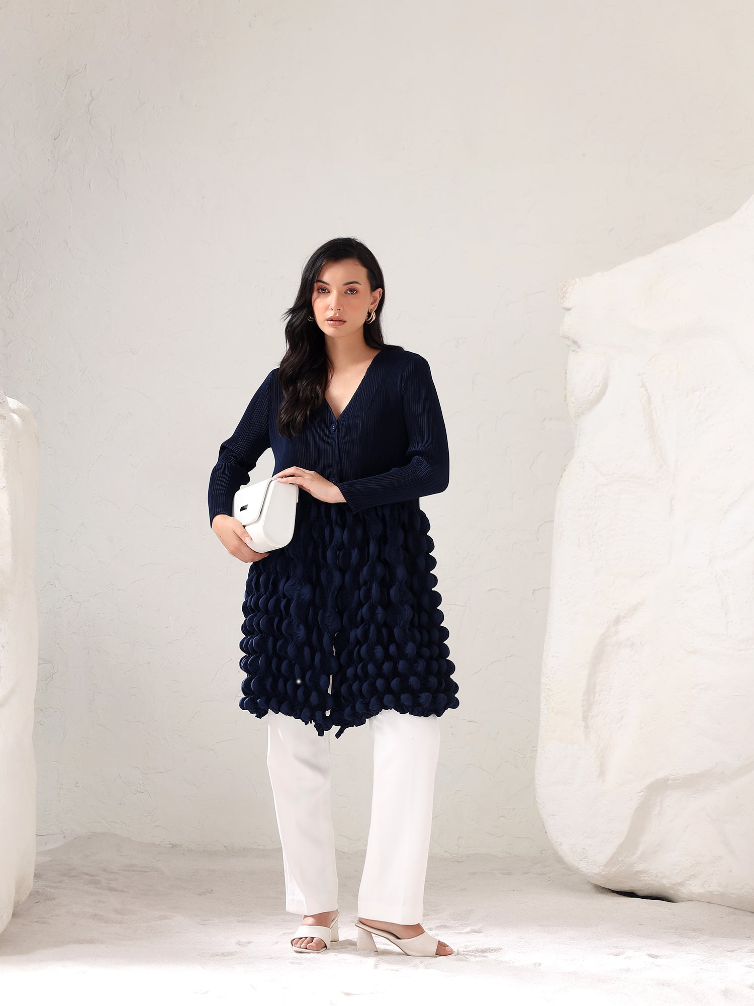 Zoriah Pleated Top
