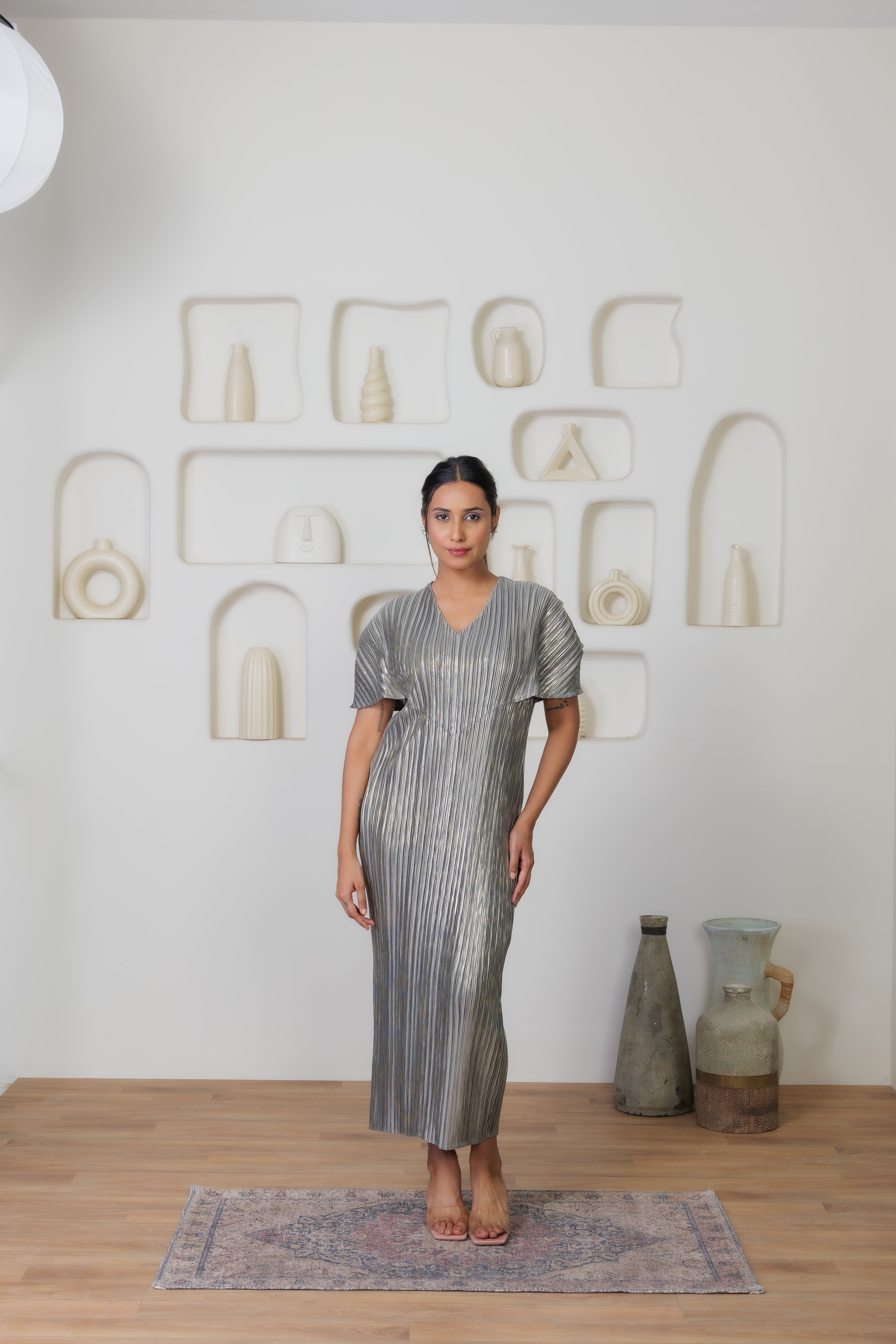 Serenade Metallic Dress