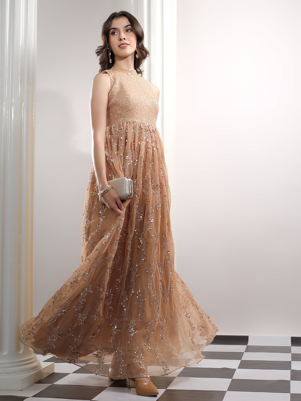 Mocha Glow Dress